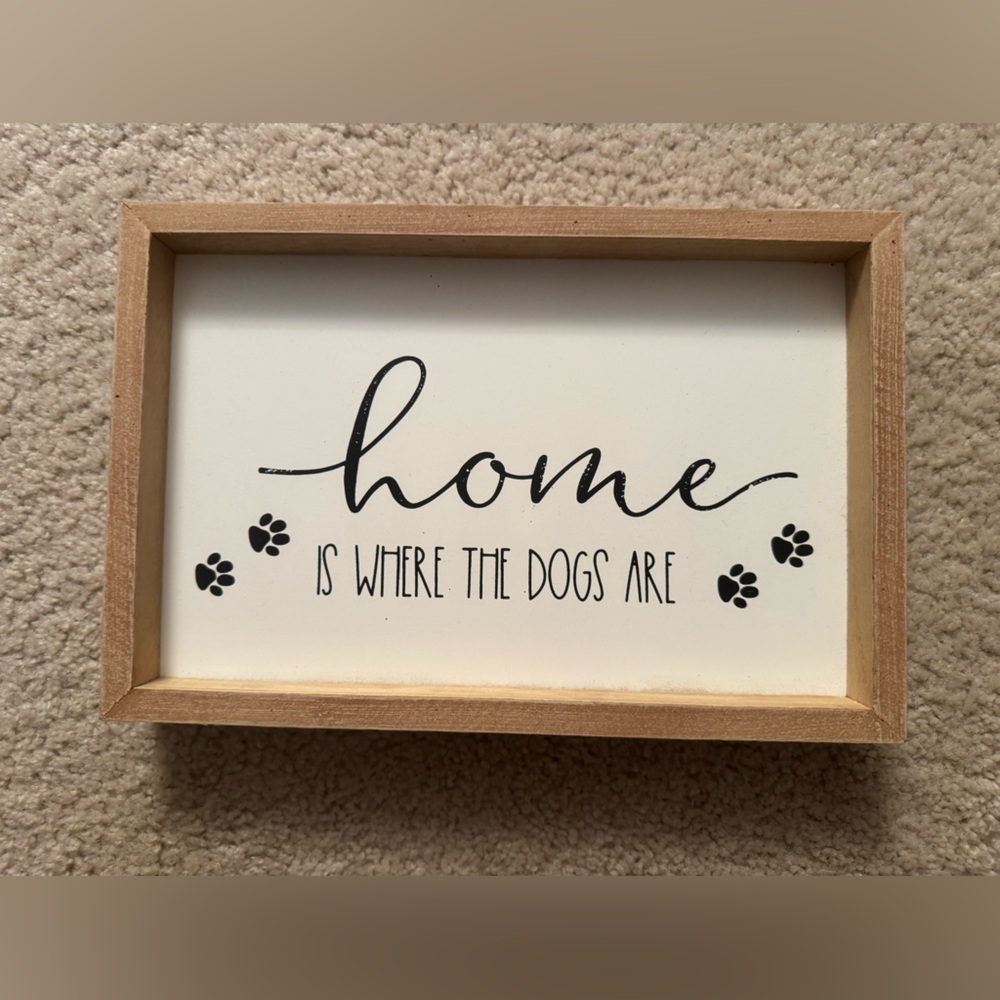 Wooden Dog Lover Wall Sign